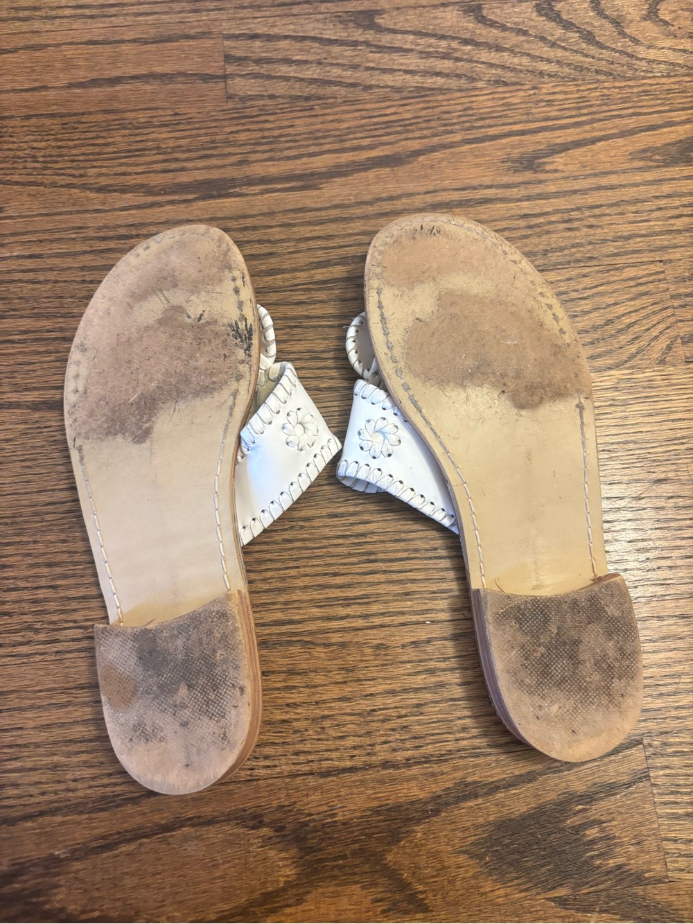 Jack Rogers Jacks Flat Sandals - White - 8 - Picture 5 of 9